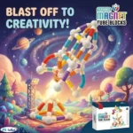 Flexible Magnetic Sticks Building Blocks