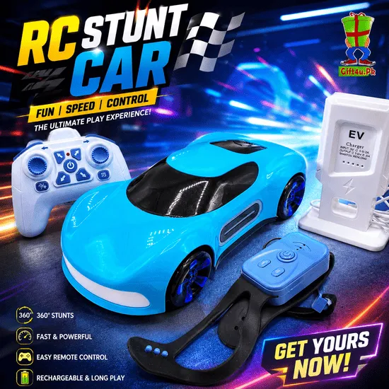 Hand Gesture & RC Electric Stunt Car