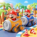 Super Mario Bottle Can Car For Kids