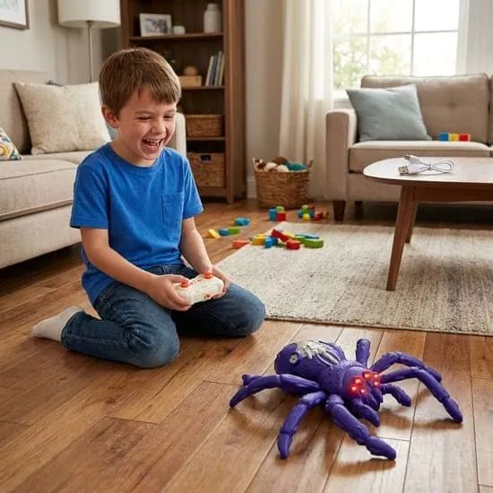 Wall Climbing Remote Control Spider Toy