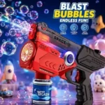 2-in-1 Colorful Bubbles & Water Shooting Gun