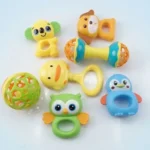 Animals Baby Rattles Set