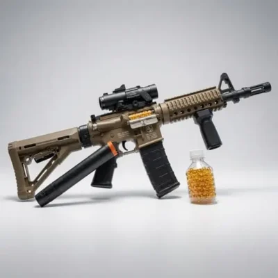 Rechargeable MEGA M4A1 Gel Blaster Gun