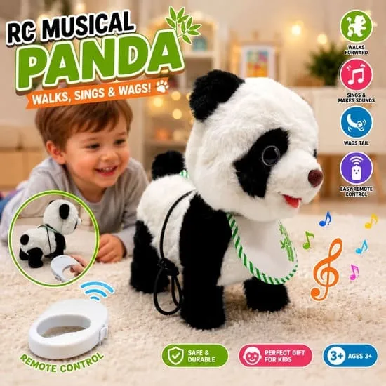Remote Control Walking Cute Musical Panda