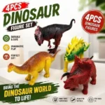 Silicon Dinosaur Figures Set For Kids