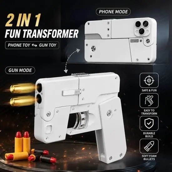 iPhone Style Shooting Gun Toy